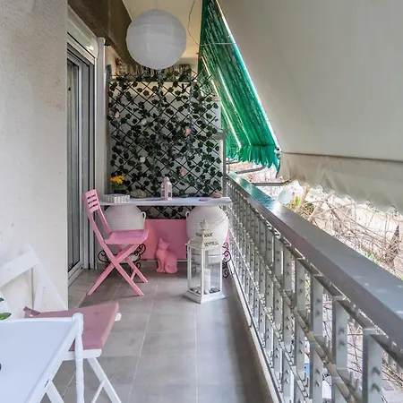 아파트 Lovely 1 Bd Apt In Kalithea With Balcony *